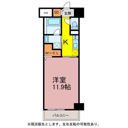 ベルオレイルの物件間取画像